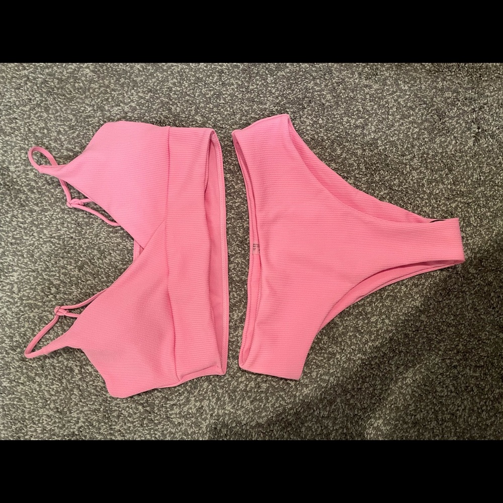 Shein high waisted bikini set